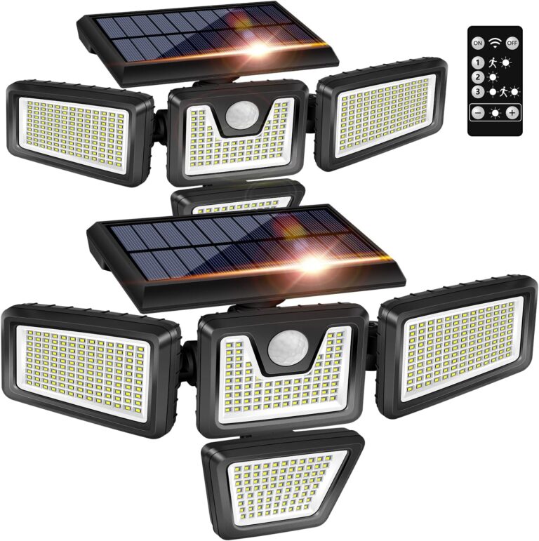 Lot de 2 lampes solaires à détecteur de mouvement KASONIC